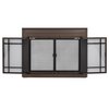 Fireplace Glass Doors Easton Large Burnished Bronze EA-5012BB